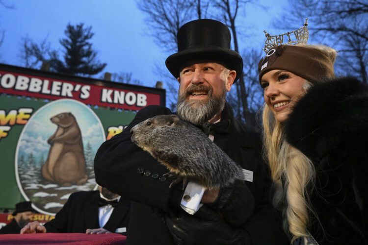 Punxsutawney Phil predicts an early spring at Groundhog Day festivities